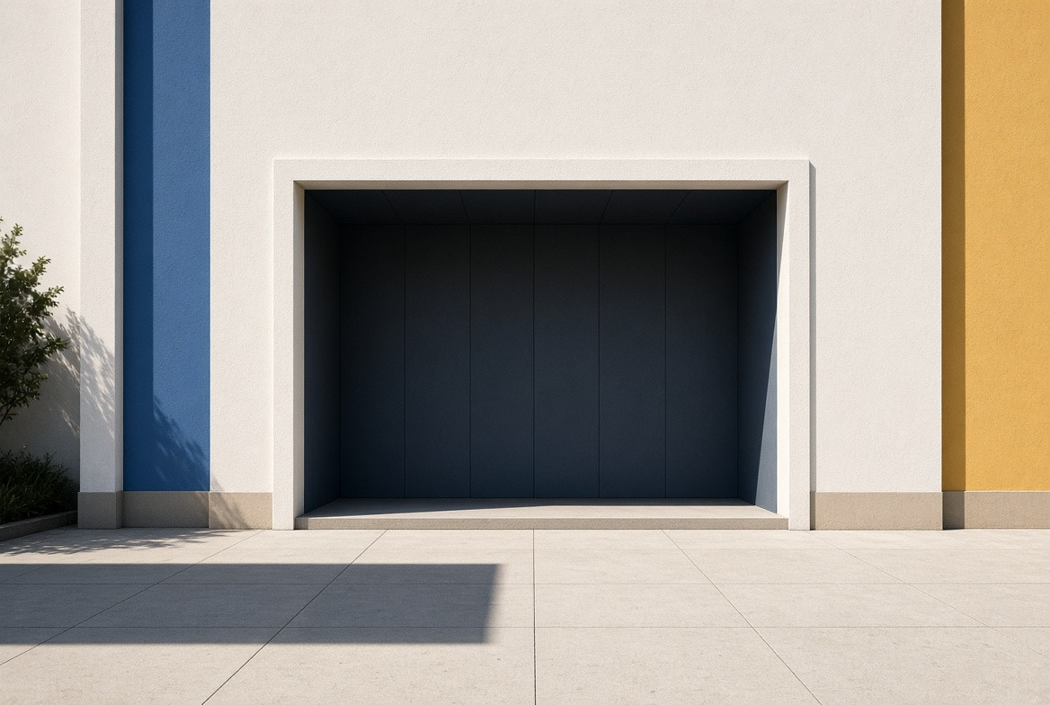 An empty commercial frontage with no identity gate